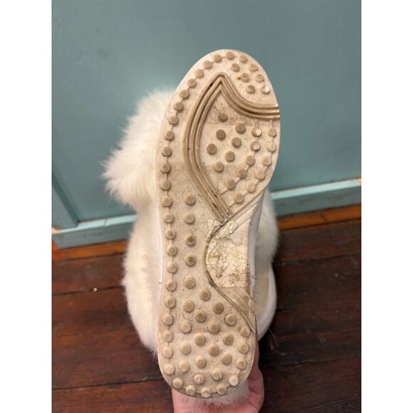 Y2K Baby Phat White Faux Fur Snow Boots Women's Size 8 - Picture 5 of 10